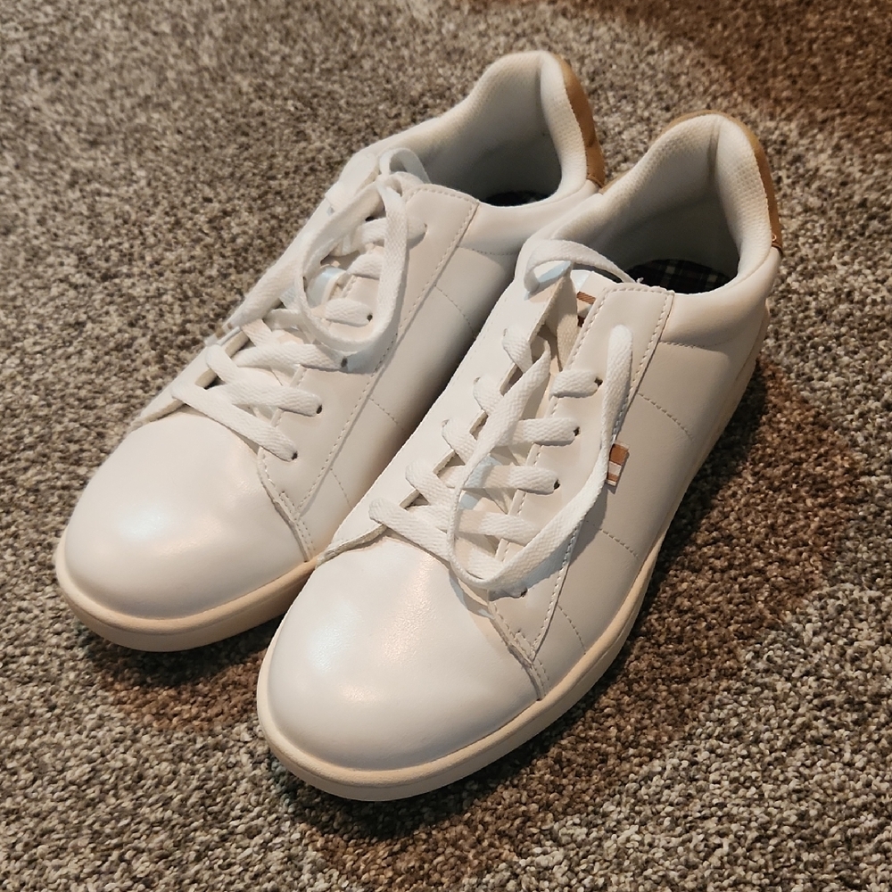 Ben Sherman White Leather Sneakers